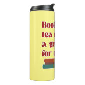 Bouteilles Isothermes Books Tea Great Day for Me Amusant Lecture Moto (Tourné sur la gauche)
