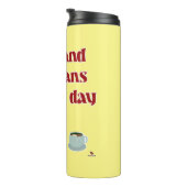 Bouteilles Isothermes Books Tea Great Day for Me Amusant Lecture Moto (Tourné sur la droite)