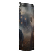 Bouteilles Isothermes Border Collie Halloween Effrayant (Tourné sur la droite)