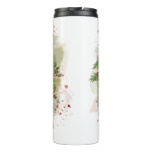 Bouteilles Isothermes Bordure Collie Fête de Noël Wreath Pup (Dos)