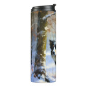 Bouteilles Isothermes Bordure Collie Laisser neiger Noël (Tourné sur la gauche)