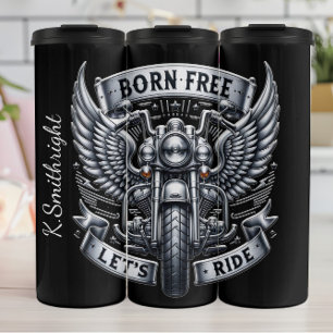 Bouteilles Isothermes Born Free Voyons à bord de la moto Emblem