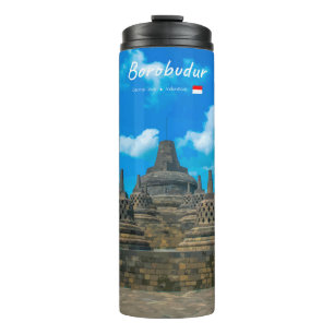 Bouteilles Isothermes Borobudur, Indonésie - Temple bouddhiste ancien