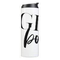 Boss Girl | Texte Noir Moderne |