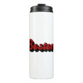 Bouteilles Isothermes Boston rouge et noir (Devant)