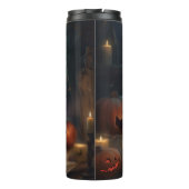 Bouteilles Isothermes Boston Terrier Citrouille Halloween effroi (Dos)