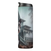 Bouteilles Isothermes Boston Terrier Halloween effrayant (Tourné sur la droite)