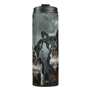 Bouteilles Isothermes Boston Terrier Halloween nuit chien délice