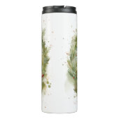 Bouteilles Isothermes Boston Terrier Noël Wreath Festive Pup (Dos)