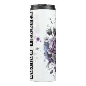 Bouteilles Isothermes Boston Terrier's Grayscale Garden (Dos)