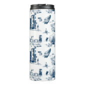 Bouteilles Isothermes Boston Toile Navy (Dos)