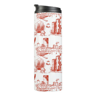 Bouteilles Isothermes Boston Toile Red