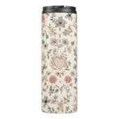 Bouteilles Isothermes Botanical Hearts Romantic Floral Valentine Pattern (Dos)