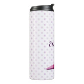 Bouteilles Isothermes Botte de talon violet stiletto personnalisée (Tourné sur la gauche)