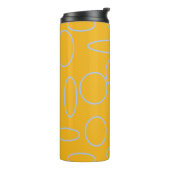 Bouteilles Isothermes Boucles cercles sur orange (Tourné sur la gauche)
