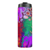 Bouteilles Isothermes Bouffée de couleurs Digital Fluid Art (Devant)