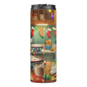 Bouteilles Isothermes Boulangerie de Noël Bull Terrier (Dos)