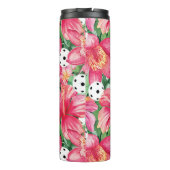 Bouteilles Isothermes 🌺 🌴 Boule de pickles tropicaux avec hibiscus de  (Dos)