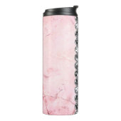 Bouteilles Isothermes Boule Diamond en Marbre Rose Personnalisée (Tourné sur la gauche)