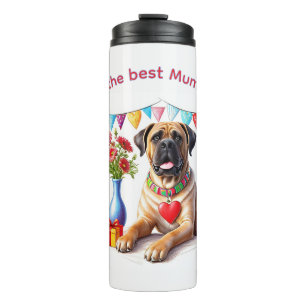 Bouteilles Isothermes Bouledogue anglais Mastiff meilleure maman fête de