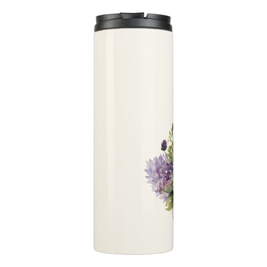 Bouteilles Isothermes Bouquet-Bride-Aquarelle violette (Dos)