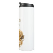 Bouteilles Isothermes Bouquet-Bride de fleurs neutres- (Tourné sur la droite)