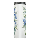 Bouteilles Isothermes Bouquet de fleurs Elégante aquarelle (Dos)