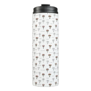 Bouteilles Isothermes Bouquet de fleurs Tumbler thermique