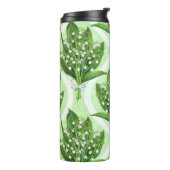 Bouteilles Isothermes Bouquet de lys de la vallée fleurs sur vert (Tourné sur la gauche)