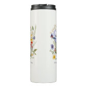 Bouteilles Isothermes Bouquet des fleurs de jardin anglais Meilleure mam (Dos)