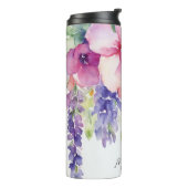 Bouteilles Isothermes Bouquet floral aquarelle (Tourné sur la gauche)