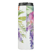 Bouteilles Isothermes Bouquet floral aquarelle (Dos)