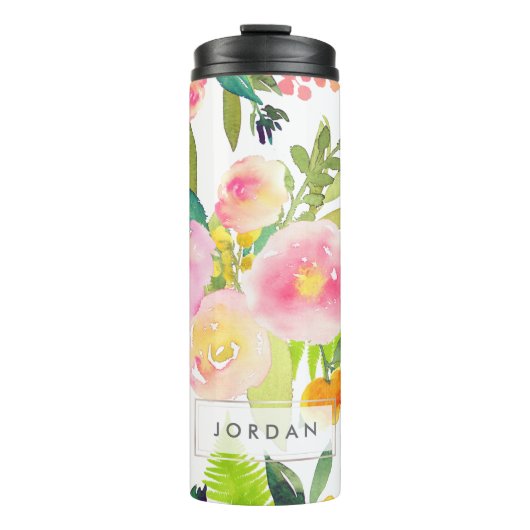 Bouteilles Isothermes Bouquet PixDezines Floral/Aquarelle/Printemps (Devant)