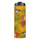 Bouteilles Isothermes Bouquet tropical et colibris 2 (Devant)