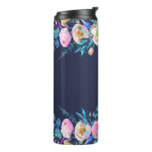 Bouteilles Isothermes Bouquets de fleurs colorées Bordure (Tourné sur la gauche)