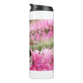 Bouteilles Isothermes Bourdon sur fleurs roses (Tourné sur la droite)
