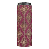 Bouteilles Isothermes Bourgogne et or Paris Gemstone Monogram (Dos)