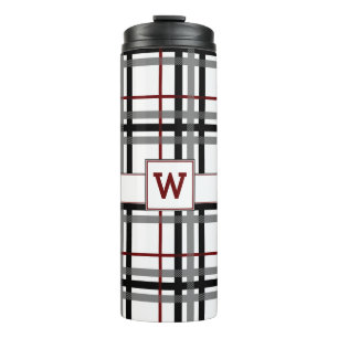Bouteilles Isothermes Boussole thermique noire blanche et rouge