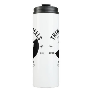 Bouteilles Isothermes Boussole thermique noire et blanche pour cyclistes