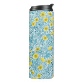 Bouteilles Isothermes Boutons jaunes, bleus et blancs (Tourné sur la gauche)