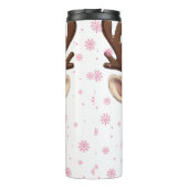 Bouteilles Isothermes Bow Reindeer Christmas Girls Personalized Tumbler (Dos)