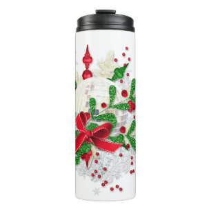 Bouteilles Isothermes Bow Rouge Et Holly