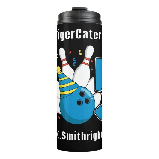 Bouteilles Isothermes Bowling Anniversaire Graphisme (Devant)