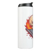 Bouteilles Isothermes Bowling Bones - Drôle Sport Skull (Tourné sur la gauche)