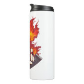 Bouteilles Isothermes Bowling Bones - Drôle Sport Skull (Tourné sur la droite)