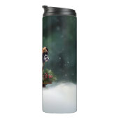 Bouteilles Isothermes Boxe neige de Noël hiver (Tourné sur la droite)