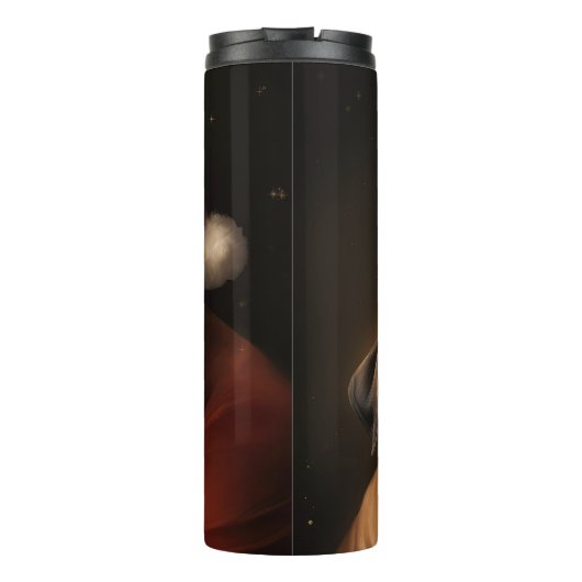 Bouteilles Isothermes Boxer avec Noël Festif du Père Noël (Dos)