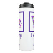 Bouteilles Isothermes Boxer Chien Cute Silhouette PPY&B (Devant)