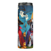 Bouteilles Isothermes Boxer Chiens Citrouille Halloween Funny (Dos)