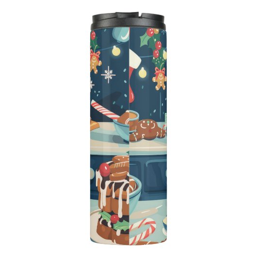 Bouteilles Isothermes Boxer Gîtes : Noël festif (Dos)